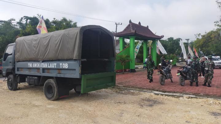 TMMD Bojonegoro Selesai, Kendaraan Jemput Anggota Satgas 